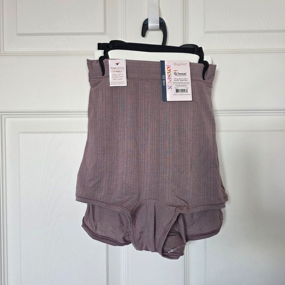 NWT Joyspun 3-Pack Tencel Modal Boyshort Underwear Panties Plus Size 3XL (22)